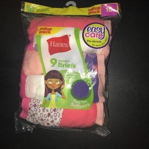 Hanes underwear for little girls